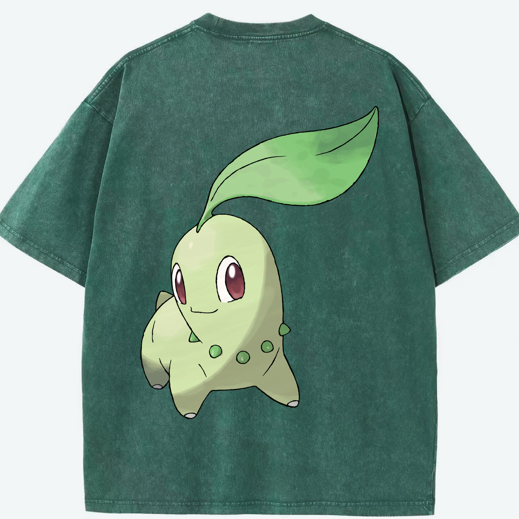 （画像用） ポケットモンスター Pokémon 綿100% ヴィンテージ風 半袖Tシャツ（背面プリント）